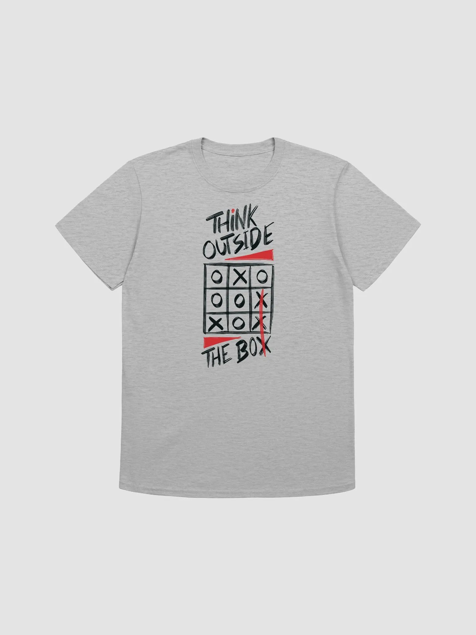 Think Outside the Box Tic-Tac-Toe Unisex Tee product image (1)