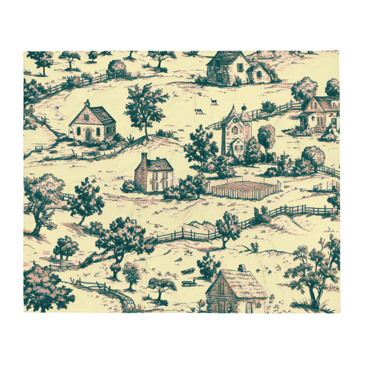 Classy Toile On The Farm Blanket product image (13)