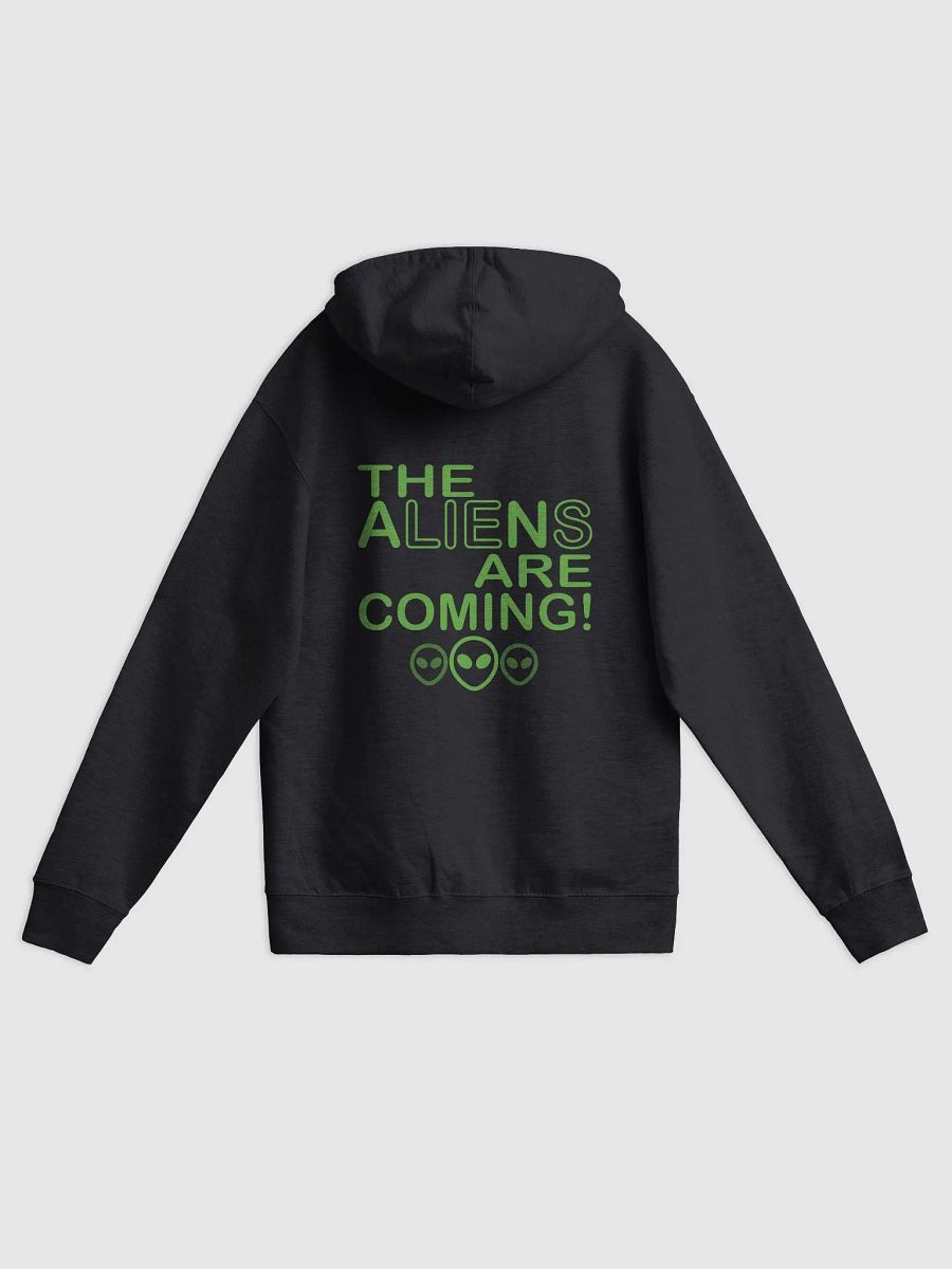 The Aliens Are Coming! - Green - Independent Trading Co. Fleece Zip Up Hoodie product image (1)