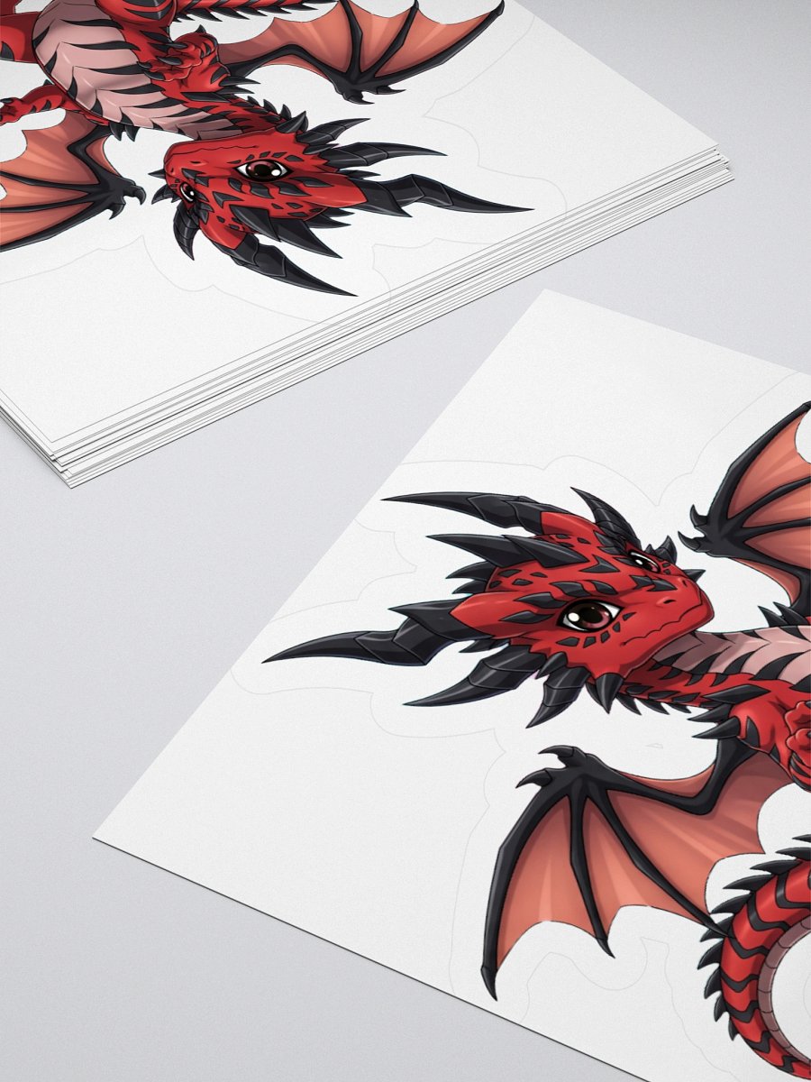 Meanie baby dragon sticker! product image (4)