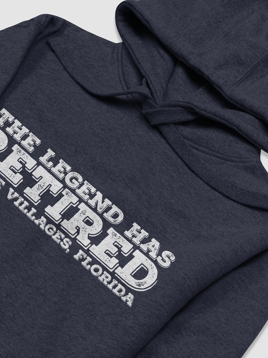 Unisex Cotton Heritage Premium Hoodie (The Legend has Retired) product image (3)