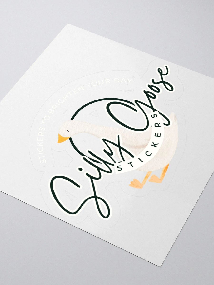 Silly Goose Stickers Logo Sticker product image (7)