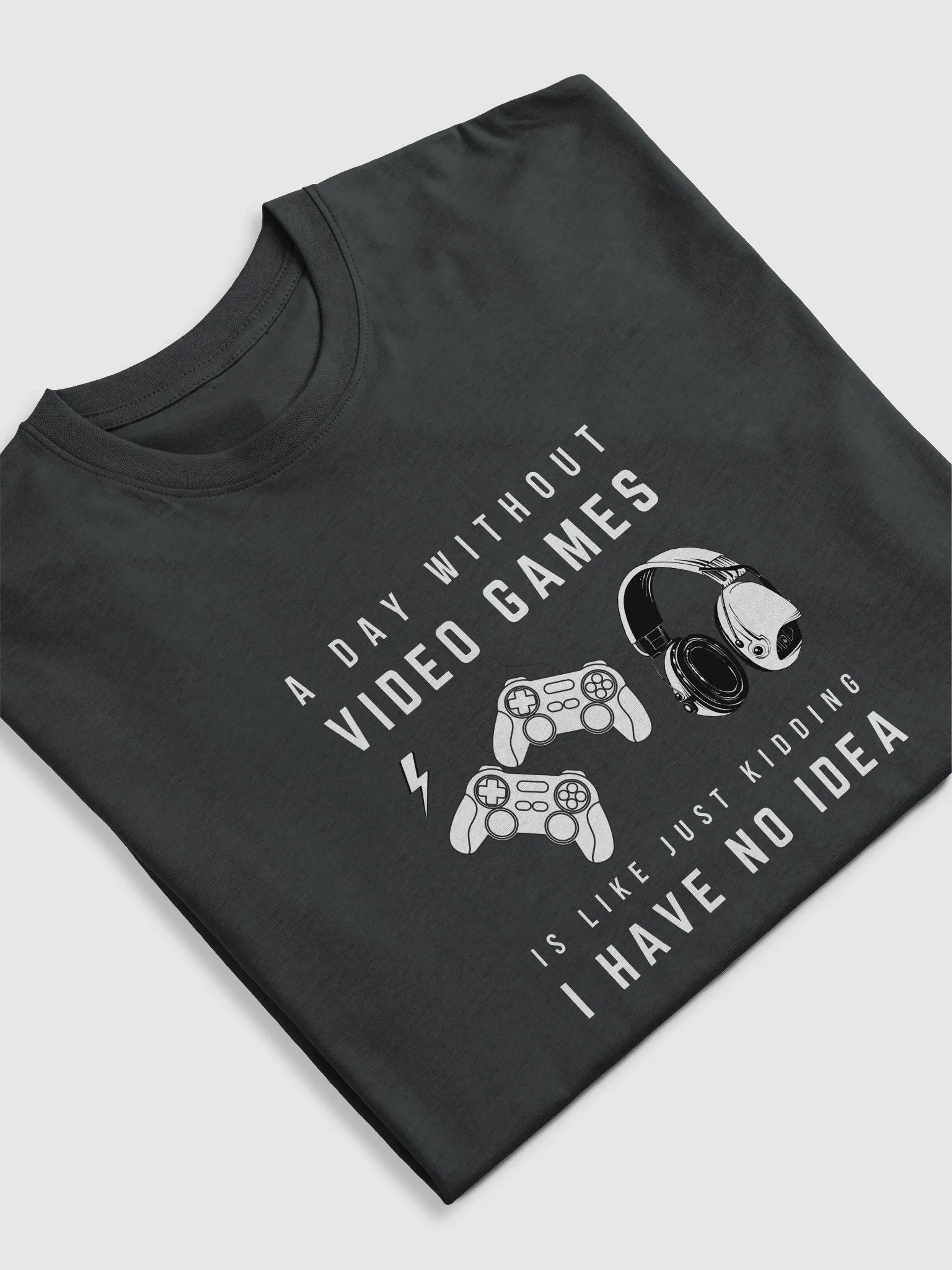 A day Without Video Games Cotton Heritage Men's Premium Heavyweight Tee product image (5)