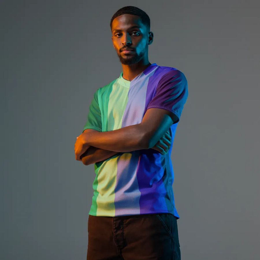 Gay Men's Pride Flag - All-Over Print Jersey product image (10)