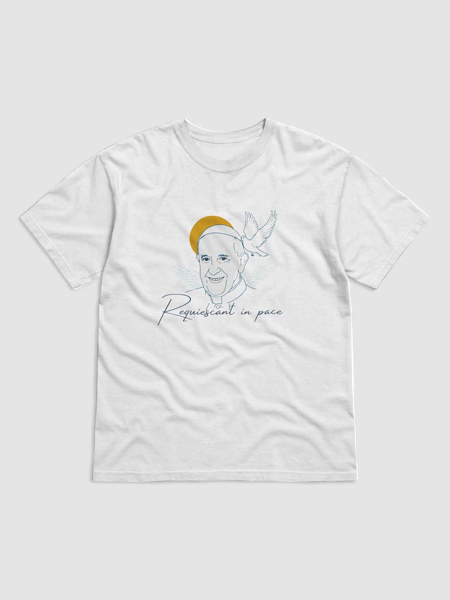 Pope Francis Memorial T-Shirt – Requiescant in Pace Tribute Design product image (1)