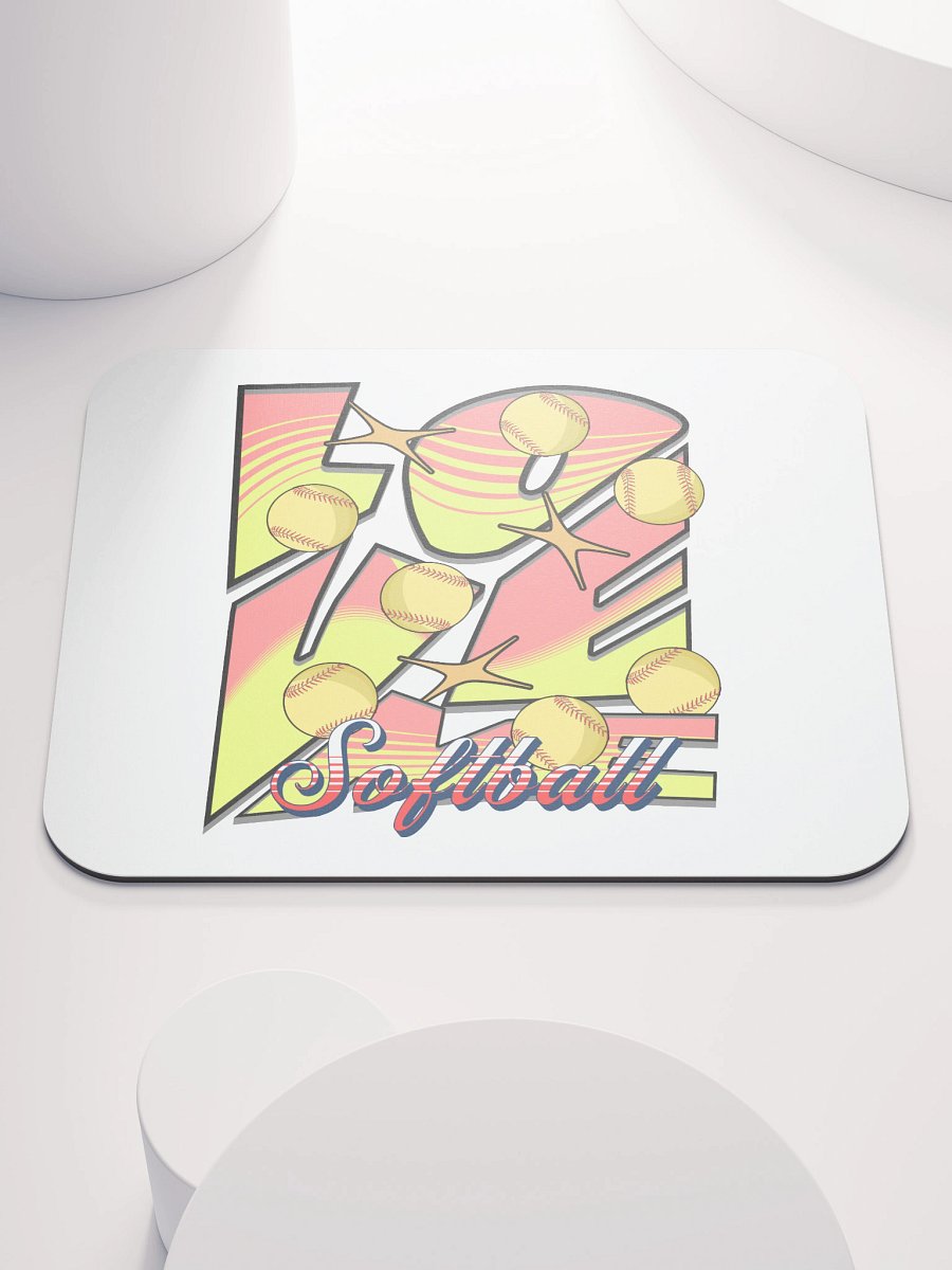 Love Me Softball Mouse Pad product image (1)
