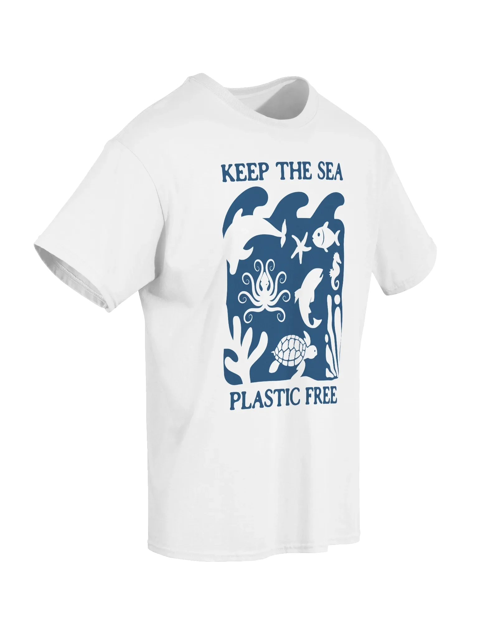 Keep The Sea Plastic Free Classic Unisex T-Shirt product image (5)