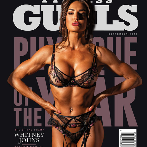 @WhitneyJohns graces the cover of Fitness Gurls Magazine's September 2023 issue! 🙌 Voted 