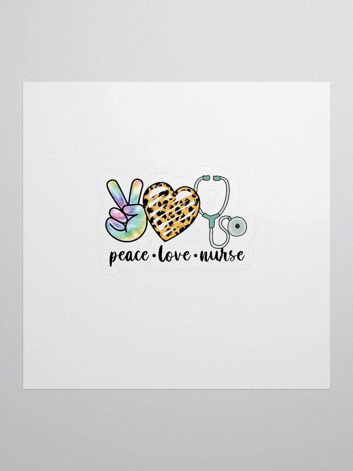 Peace Love Health Stickers Set product image (1)