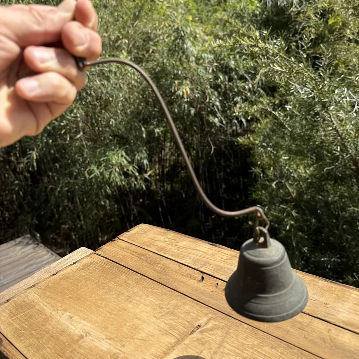 🎎 Antique Japanese Shop Bell - Echoes from a Mid-Showa Storefront product image (2)