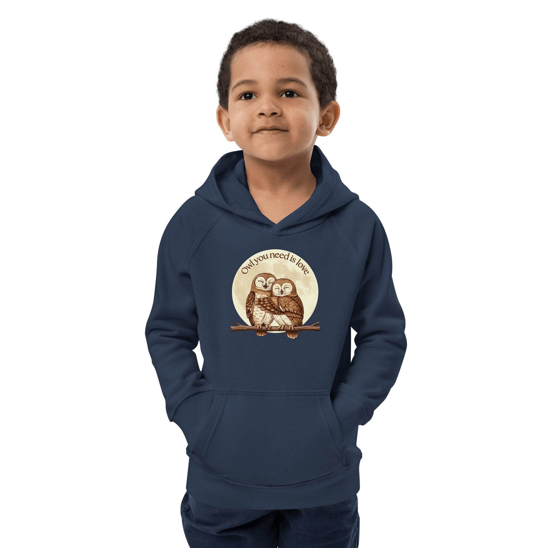 Owl Love, Kids Eco Hoodie product image (4)