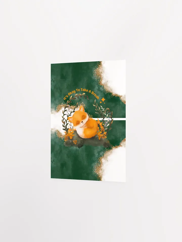 Fox Relaxation Matte Poster product image (2)