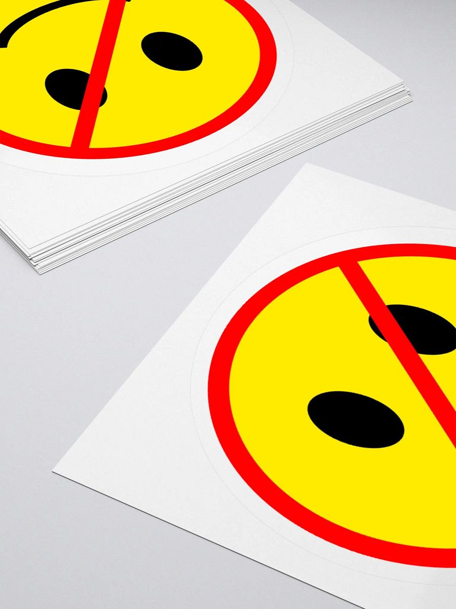 No Smile Allowed Sticker product image (4)