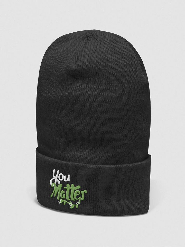 You Matter Flower Beanie product image (2)