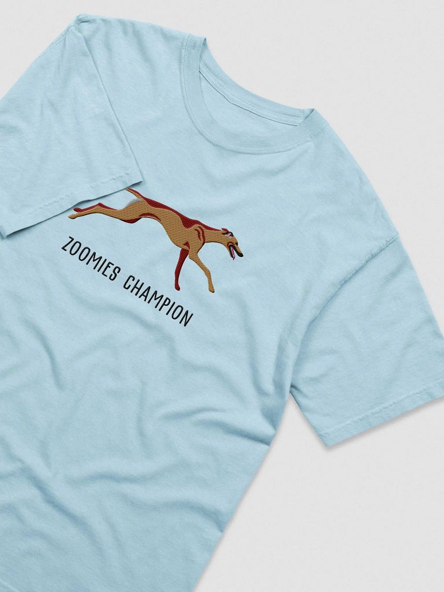 Zoomies Champion T-Shirt(Embroidered) of a Greyhound product image (6)