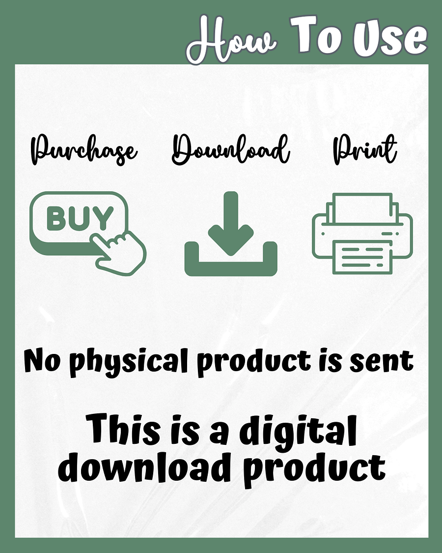 Monster Hunter Cosplay Planner – Green Edition | 54-Page Printable PDF product image (7)