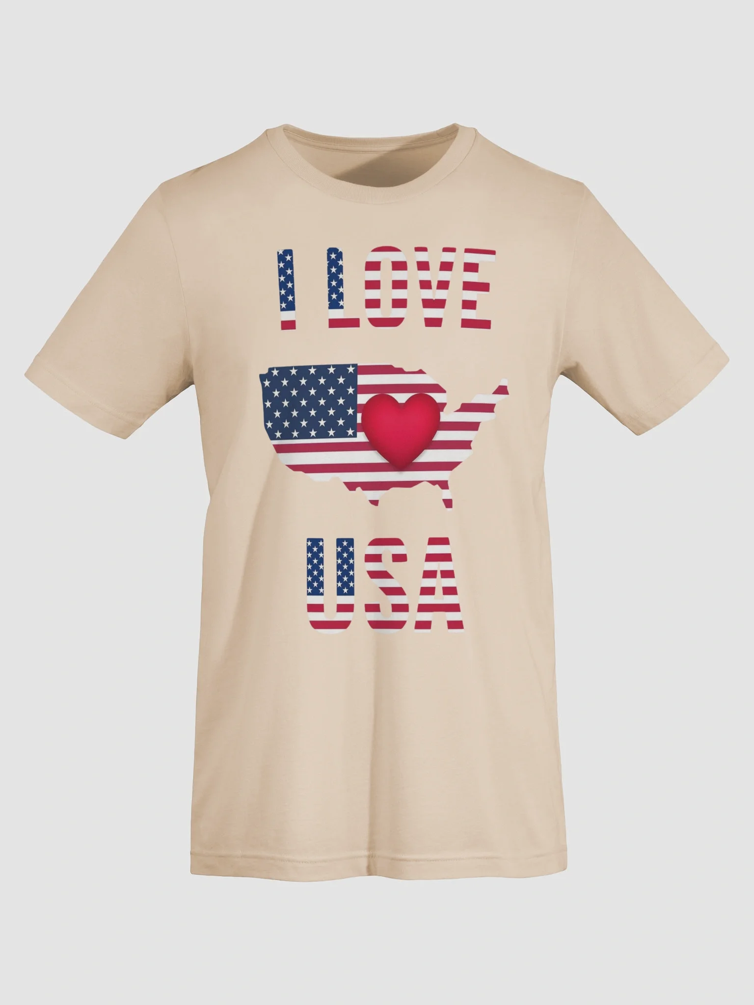 Patriotic Love Map T-Shirt product image (68)