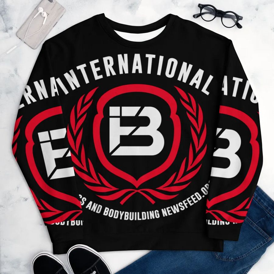 IFBNewsfeed.Org's All-Over Print Recycled Unisex Sweatshirt product image (4)