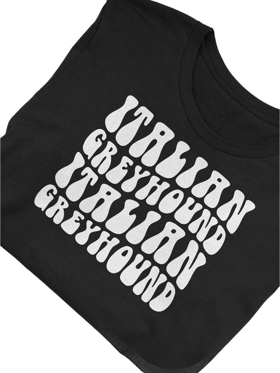 Italian Greyhound Retro Wave Style Inspired T-Shirt product image (1)