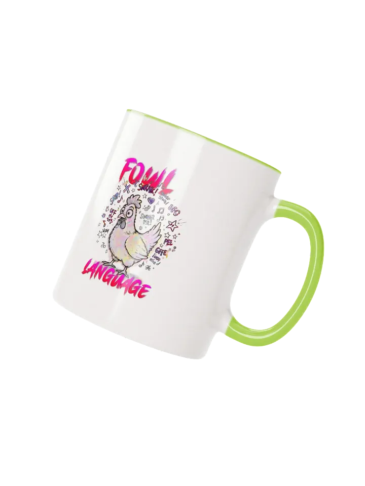 Fowl Language Ceramic Mug with Color Inside product image (24)