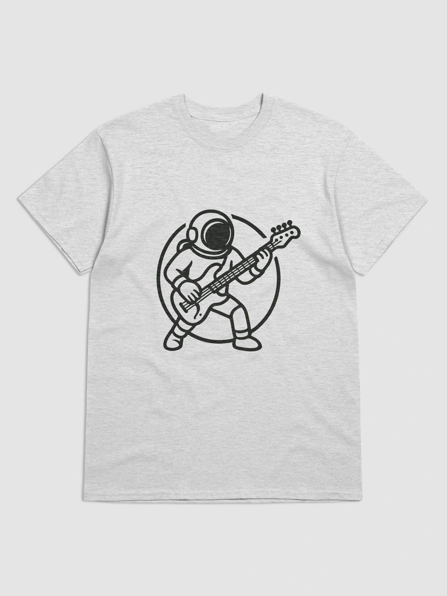 Holidays On Mars | Astronaut Bass Player T-shirt (light colours) product image (14)