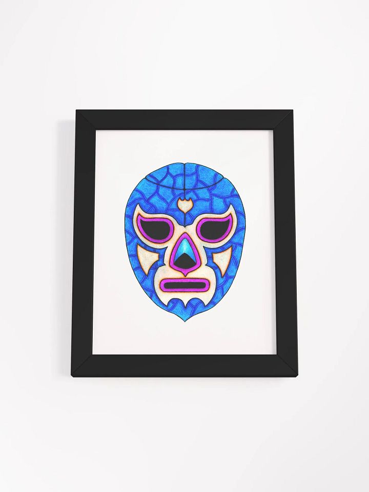 Luchador framed print product image (1)