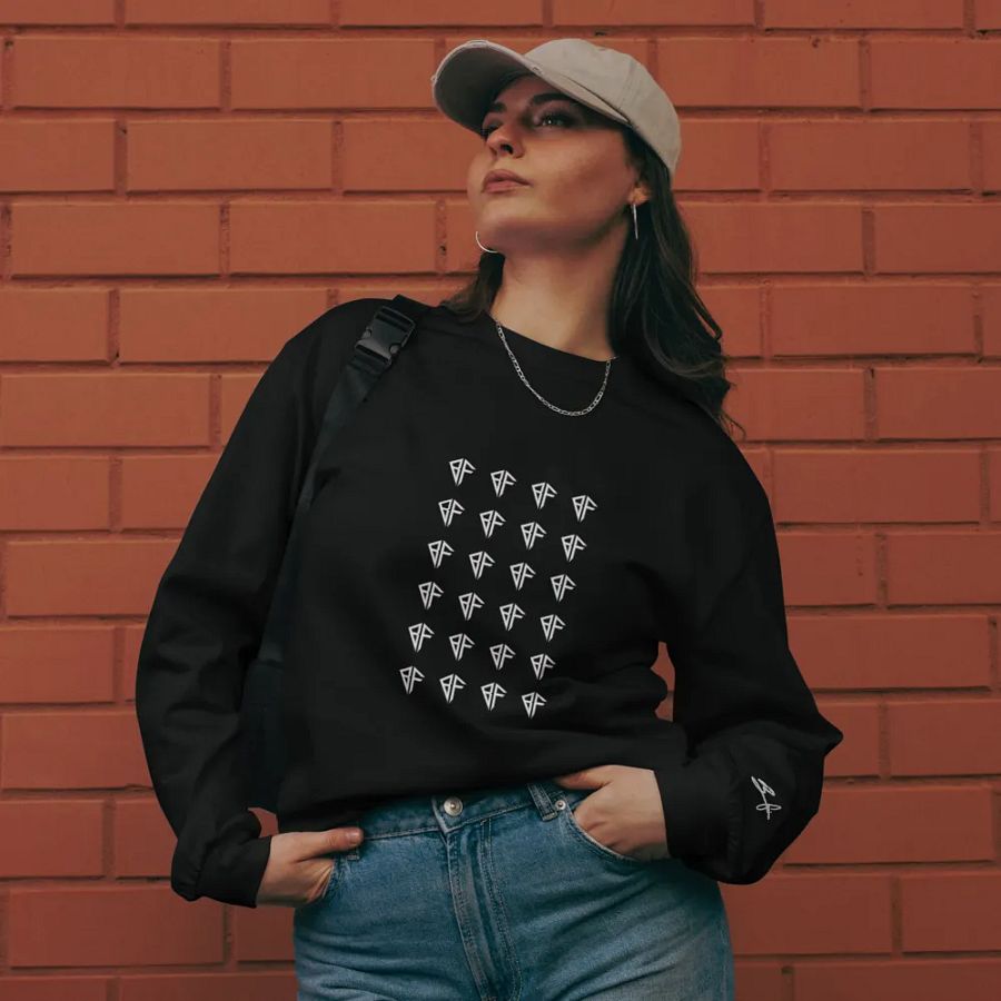 Black/White Logo Crewneck product image (12)