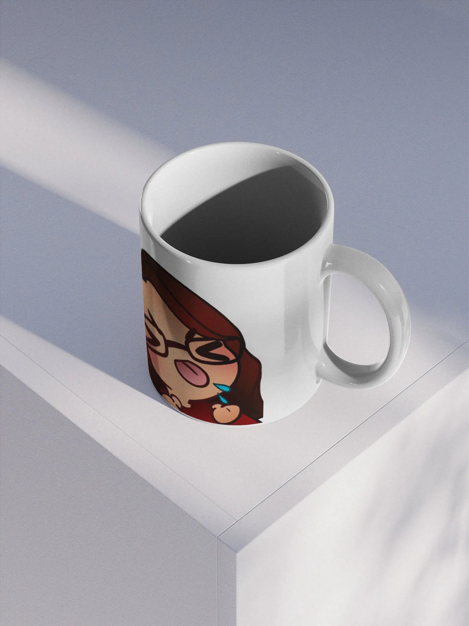 Silly Face White Glossy Mug product image (3)
