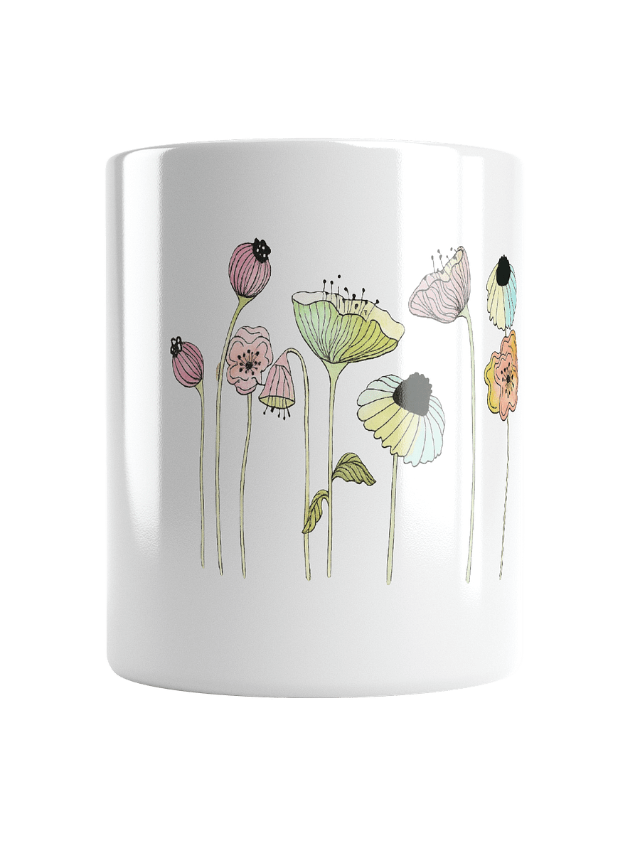 Delicate Watercolor Flower Ceramic Mug product image (1)
