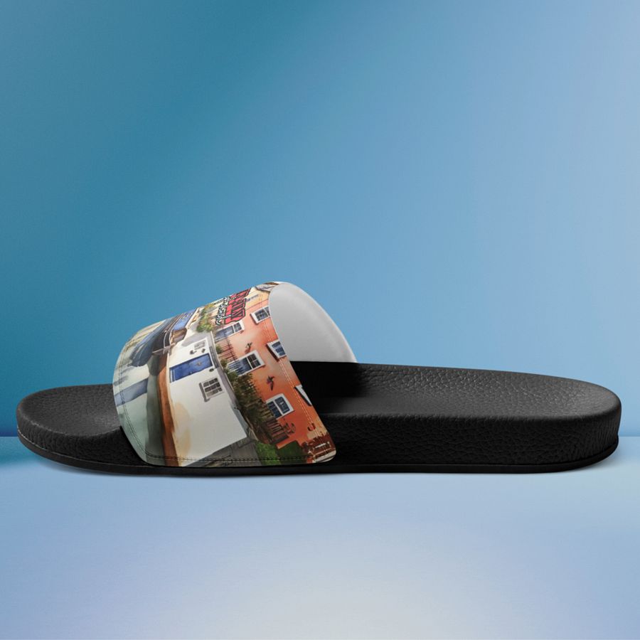 Little Italy - England - All Over Print - Watercolor - Women's Slides product image (8)