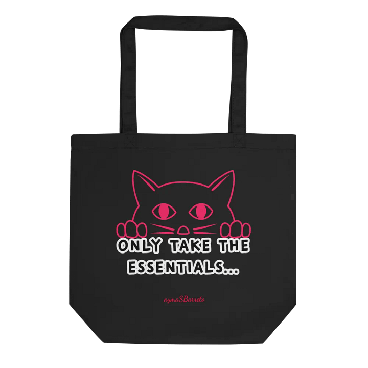 Neon Cat Essentials Tote Bag product image (1)