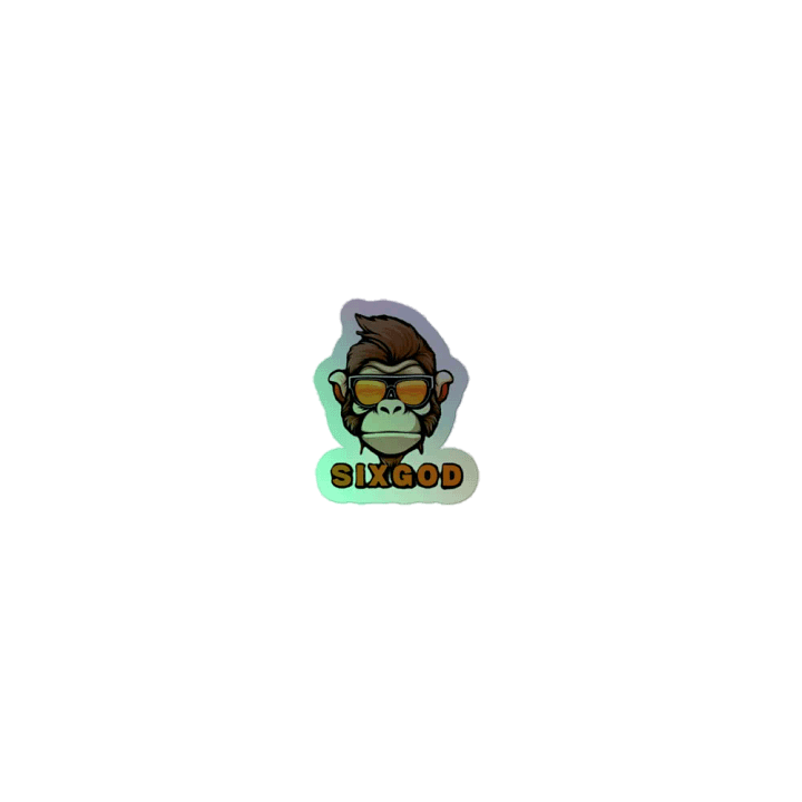 SixGod Holographic Monkey Sticker Set product image (1)