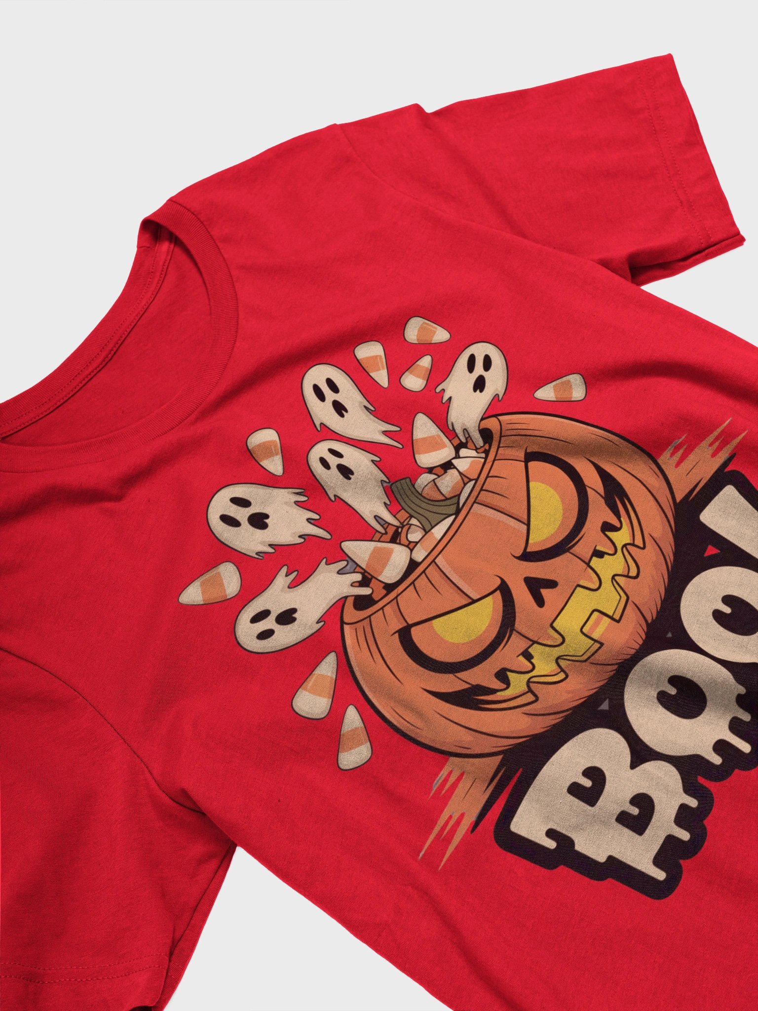 Sinister Exploding Pumpkin Halloween T-Shirt product image (99)