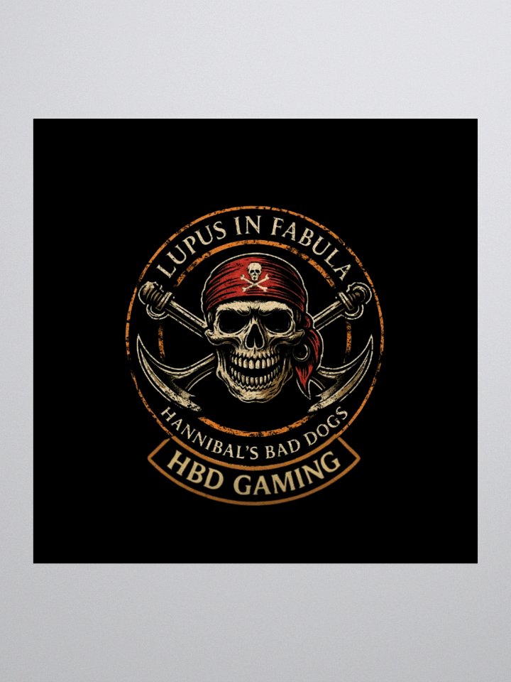 HBD Gaming Black Decal product image (1)