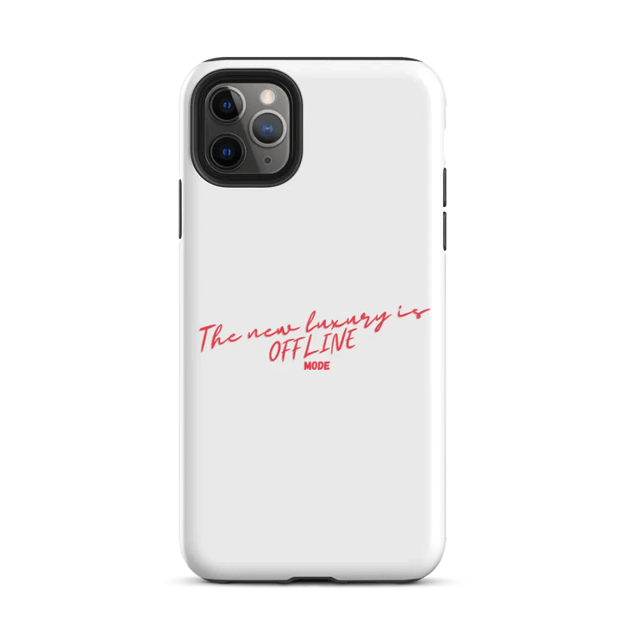Offline Luxury Red Cursive iPhone® Tough Case product image (26)