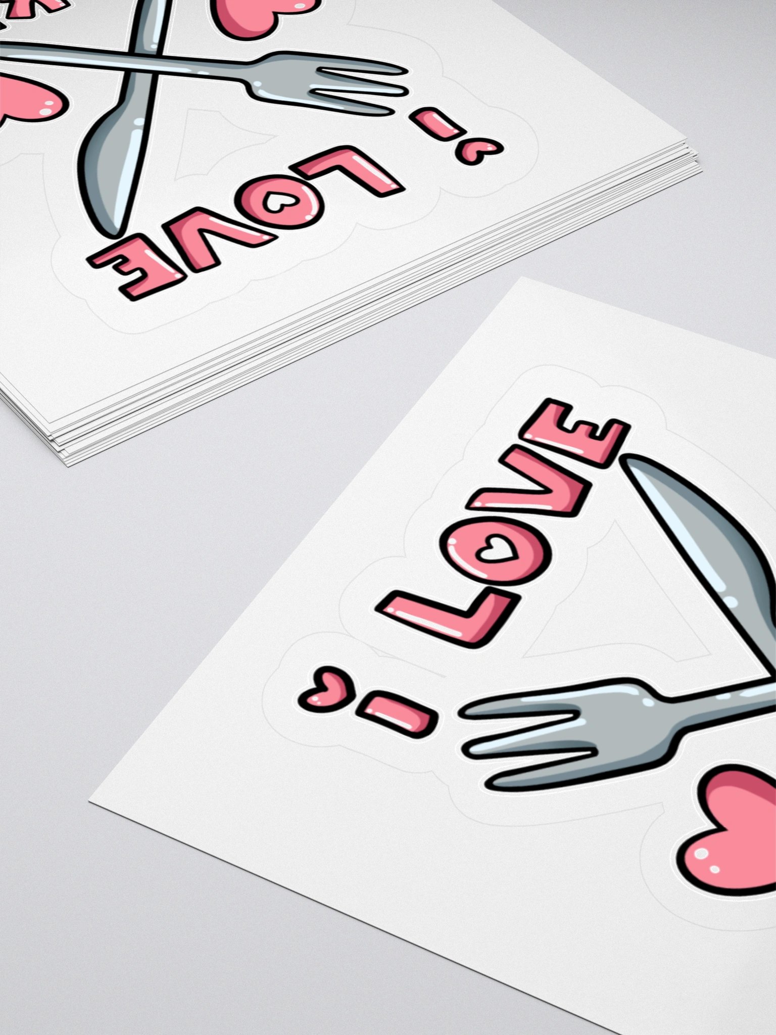 I ♥ Fork-Knife Sticker product image (8)