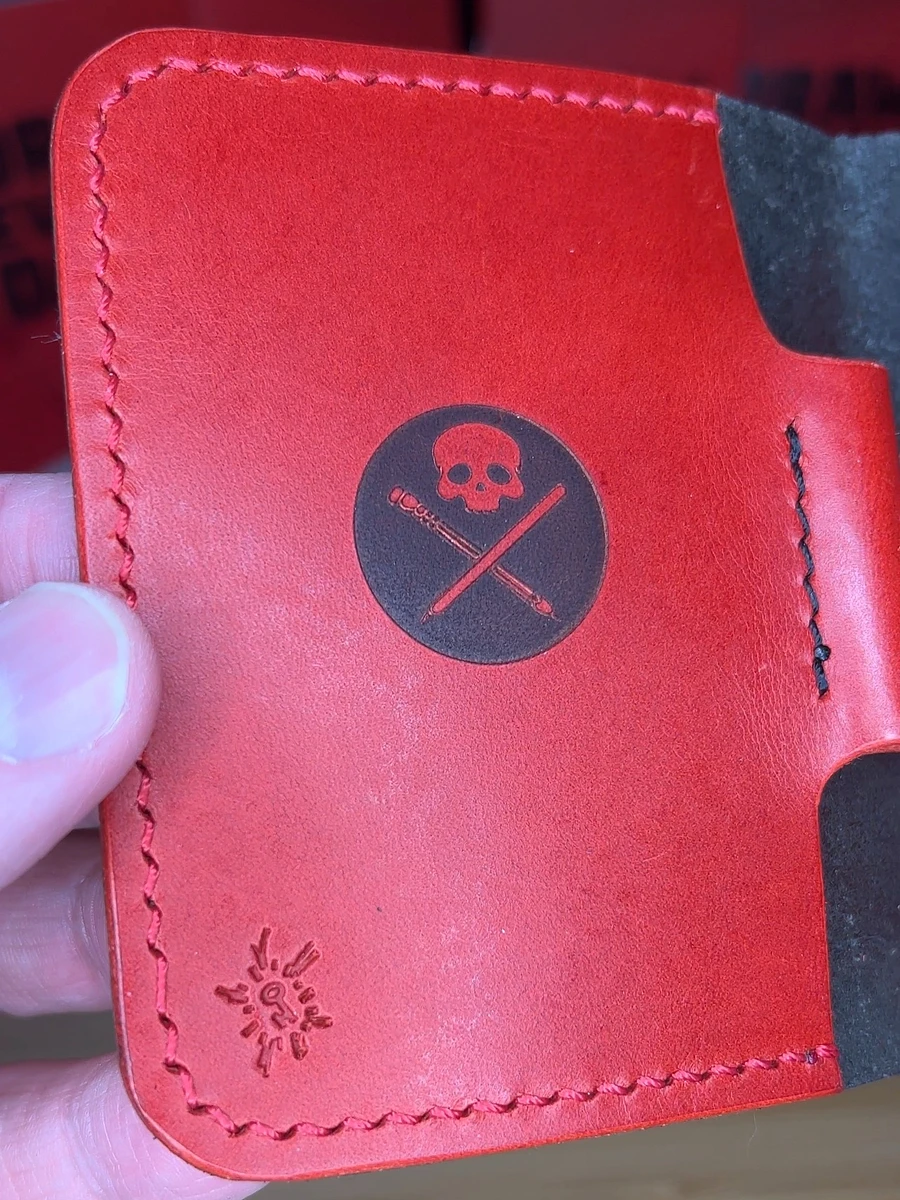 EDC Leather Sketch Wallet (Very Limited, only 1 Left!) product image (4)