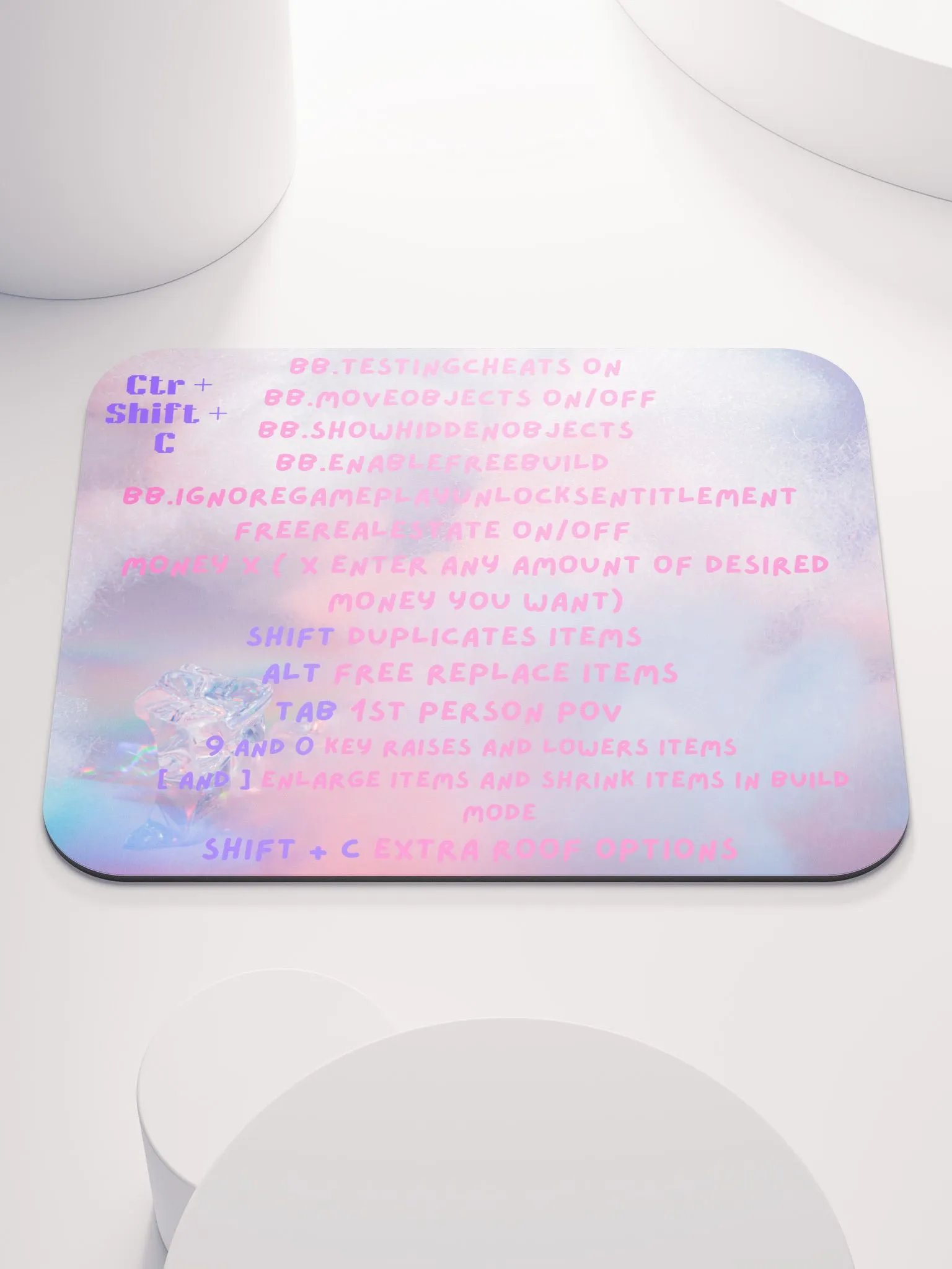 The sims 4 Cheat Code Mouse Pad product image (2)