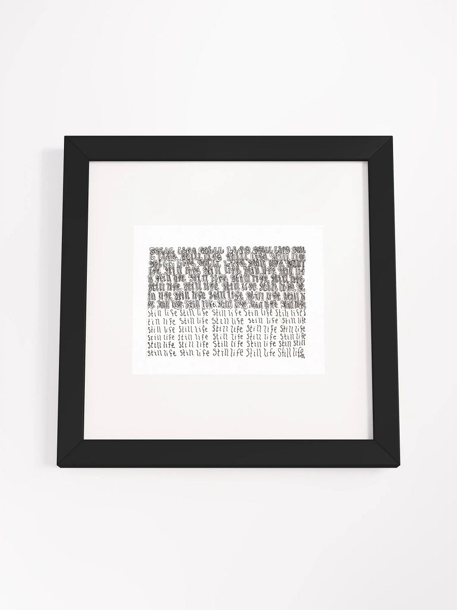 Stillife Panel Card Print Framed product image (21)