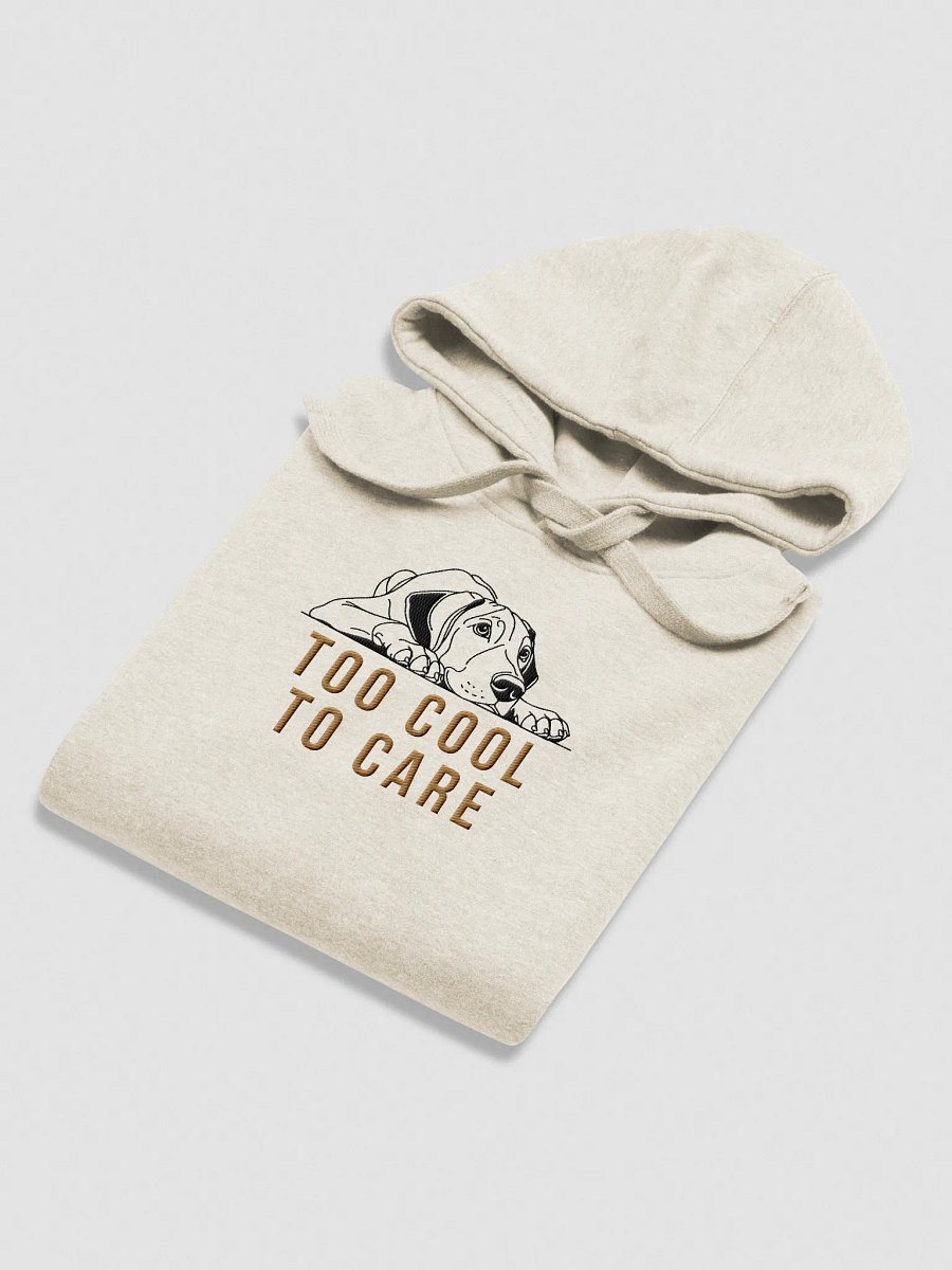 Too Cool To Care Rhodesian Ridgeback Premium Hoodie - Embroidered product image (3)