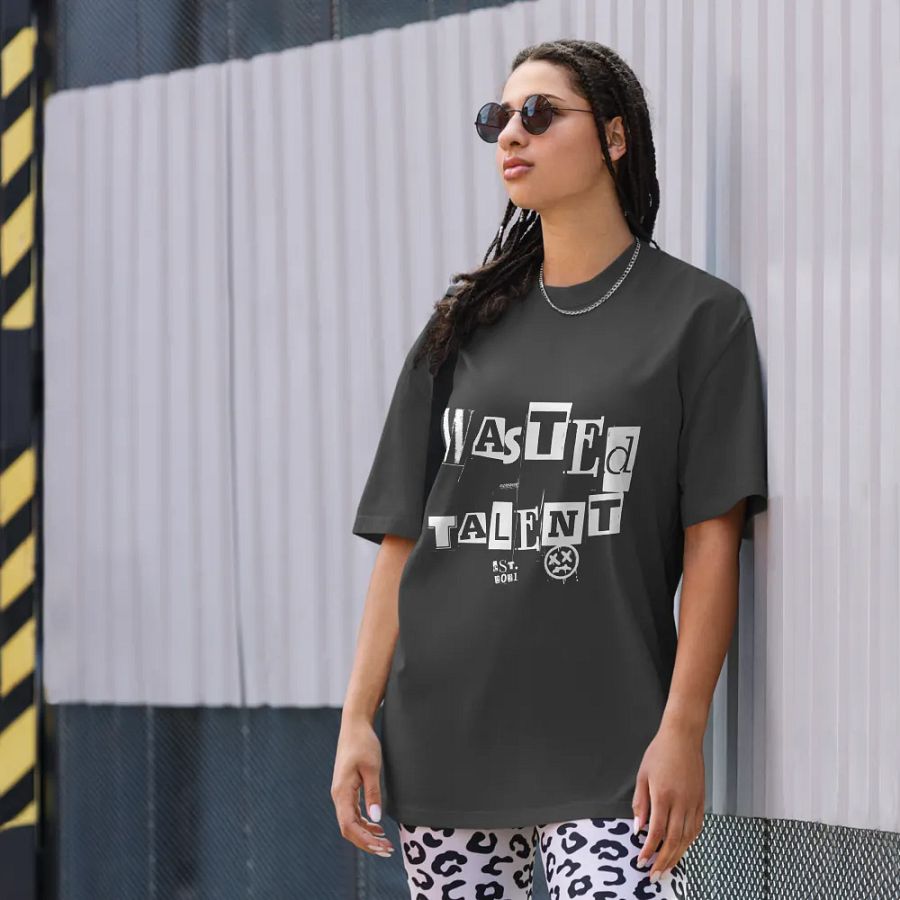 WASTED TALENT EST. PREMIUM OVERSIZED T product image (8)