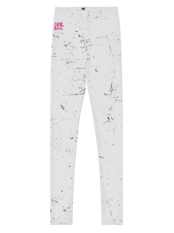 🎨 Girls’ | Youth | Distressed White | BRN.2C.C.™ | Leggings 💫 product image (6)