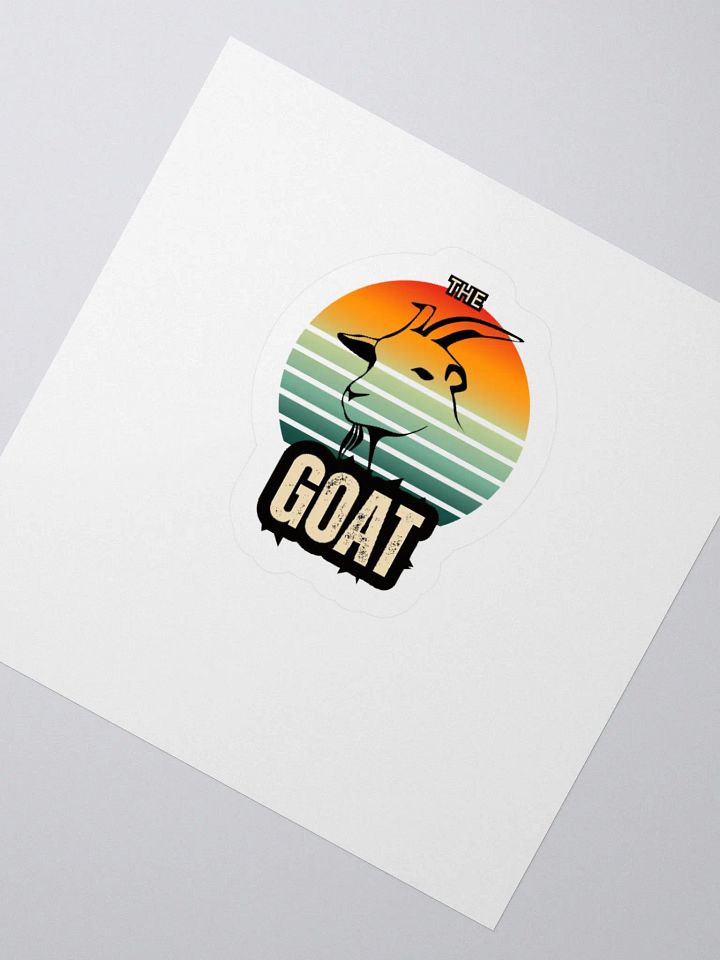 The GOAT Kiss Cut Stickers product image (2)