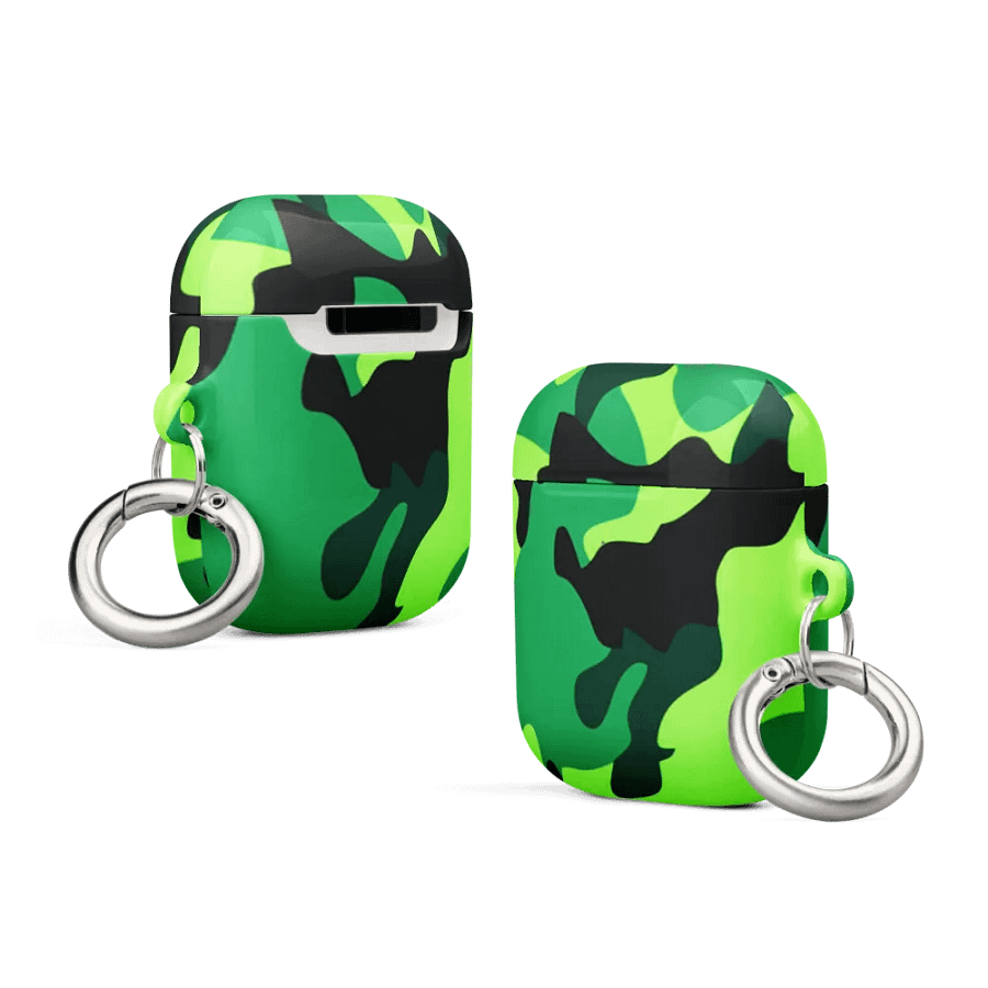 Lime Camo AirPod Case product image (12)