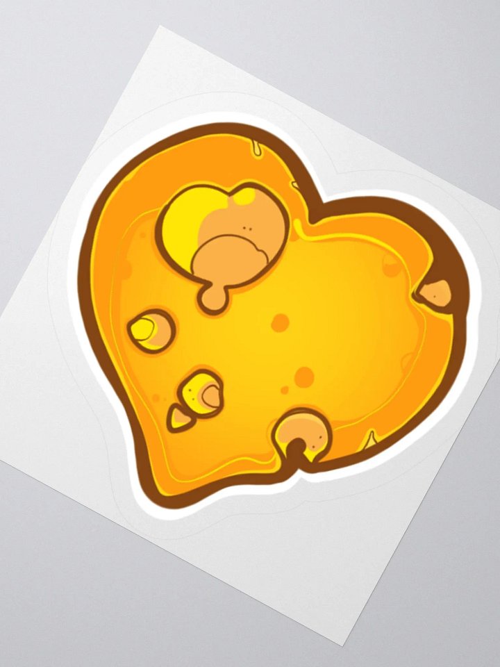 Cheesy Heart Sticker product image (2)