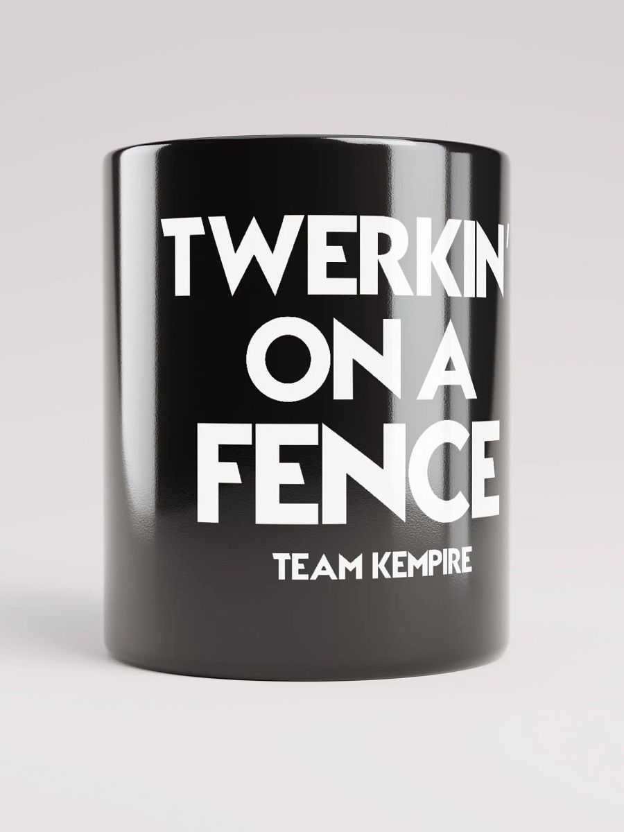 TWERKIN ON A FENCE - BLACK MUG product image (1)