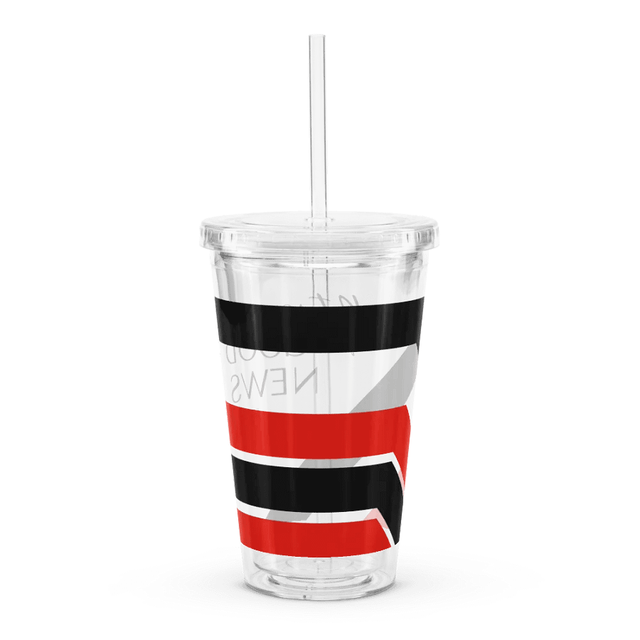 'Not Ashamed of the Good News' Bent Color Lines Tumbler product image (9)