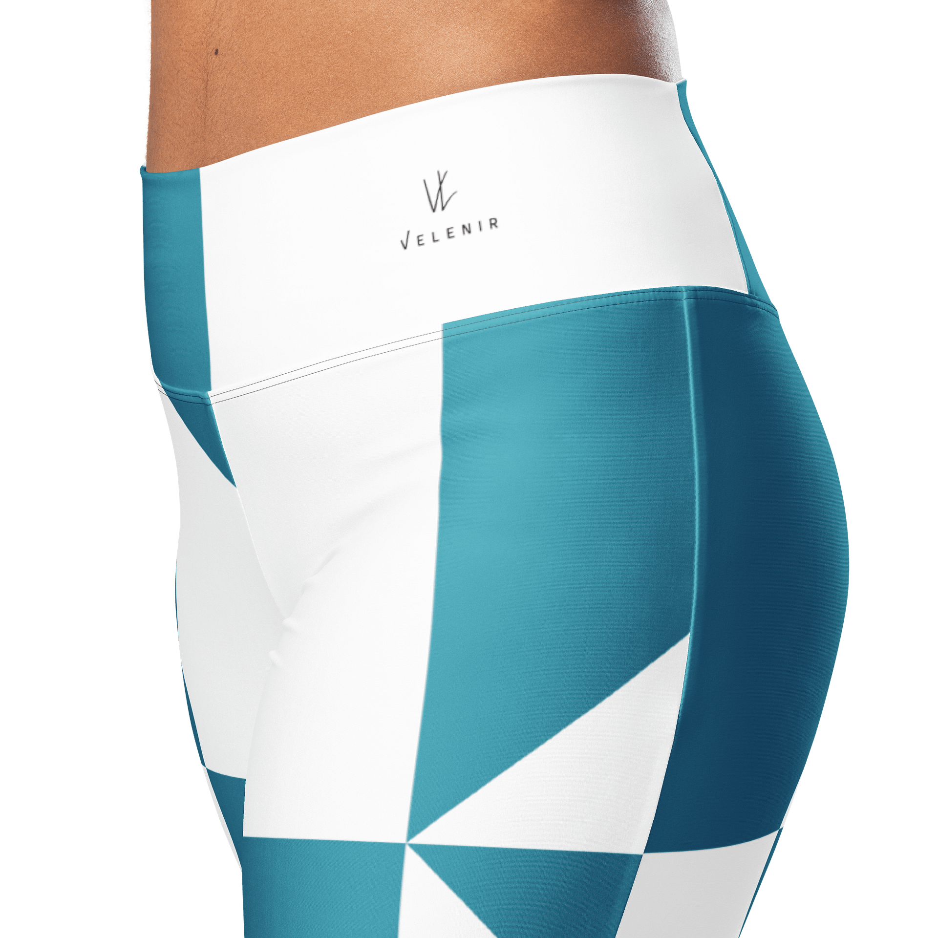 Velenir Blue Tri Women Flare Leggings product image (4)