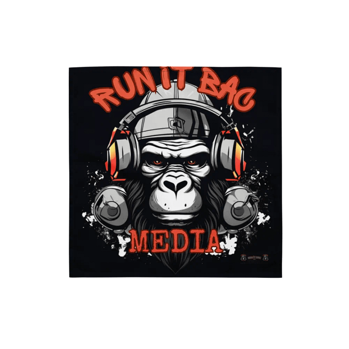 RUN It BAC Media Bandana product image (1)
