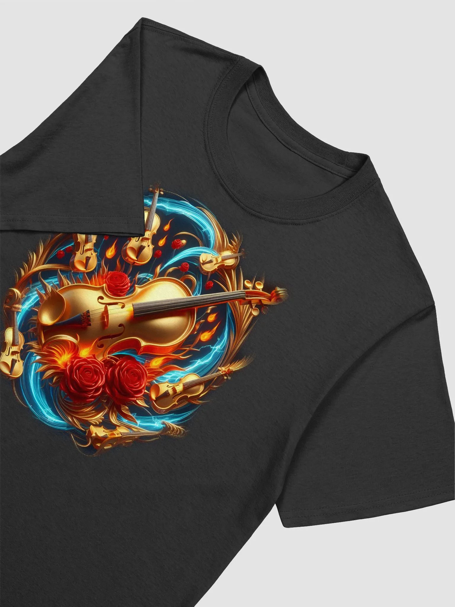 Ethereal Symphony - Unisex Violin T-Shirt #32 product image (3)